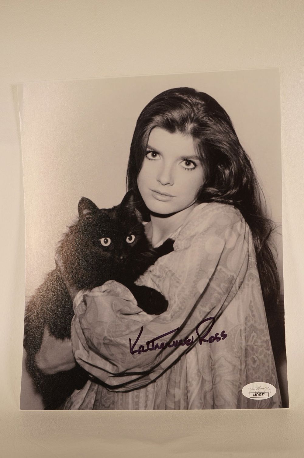 Lot 897: Katharine Ross, Butch Cassidy and the Sundance Kid, Actress AUTOGRAPHED 8 x 10 B & W Photo w/COA