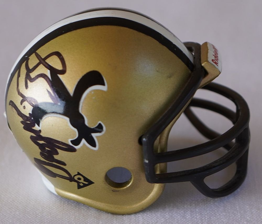 Lot 505: George Rogers, Heisman Trophy Winner AUTOGRAPHED Pocket Pro Helmet No. 38, New Orleans Saints w/COA