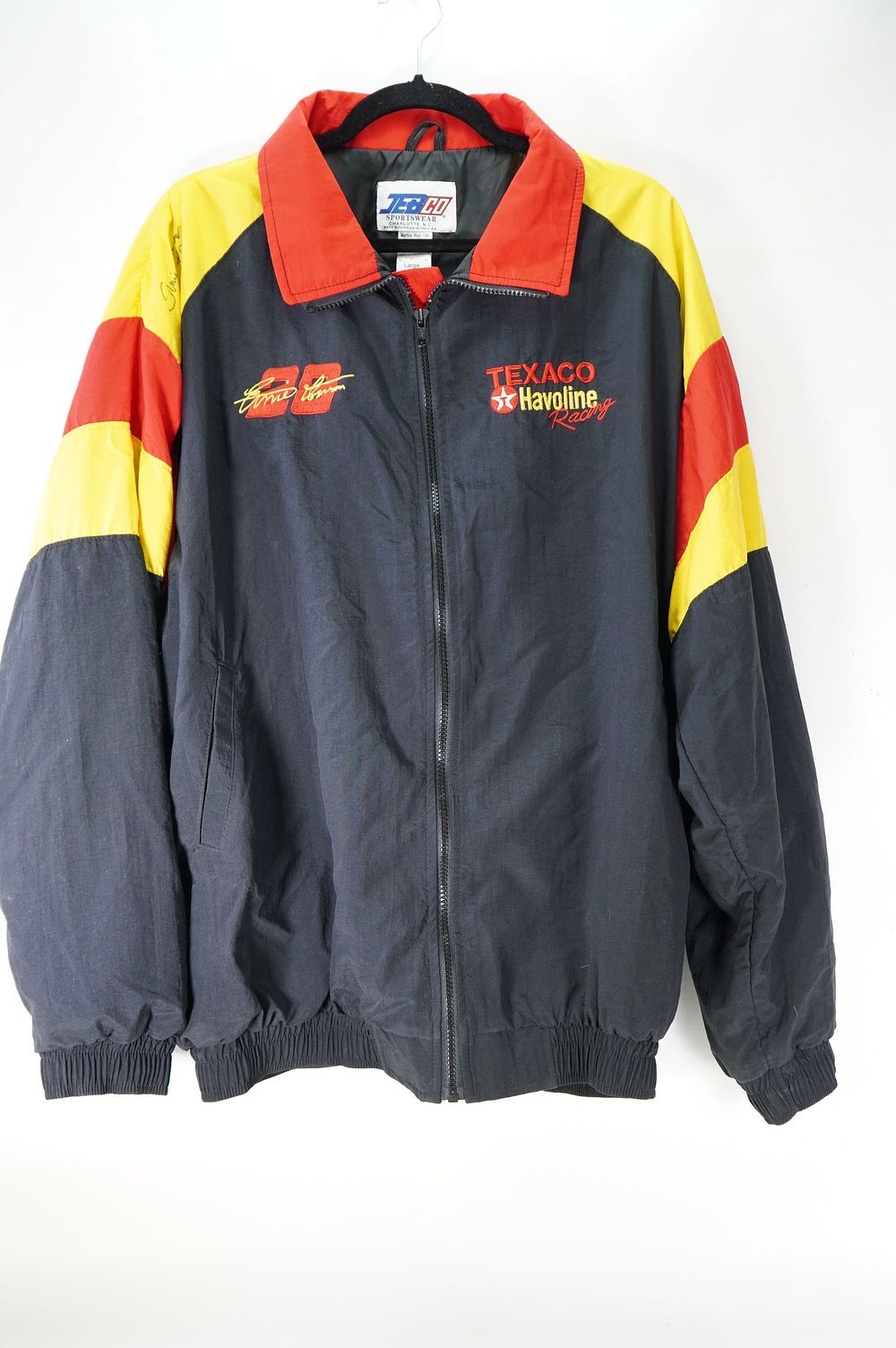Lot 611: Ernie Irvan No. 28 AUTOGRAPHED Jacket, Race Car Driver with COA
