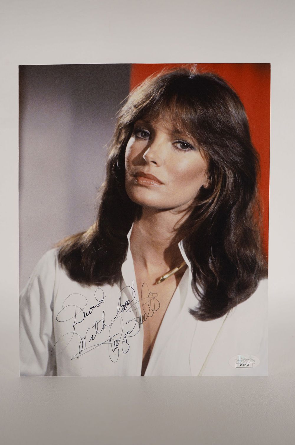 Lot 903: Jaclyn Smith, Charlie's Angels, AUTOGRAPHED 8 x 10 Color Photo, Actress w/COA