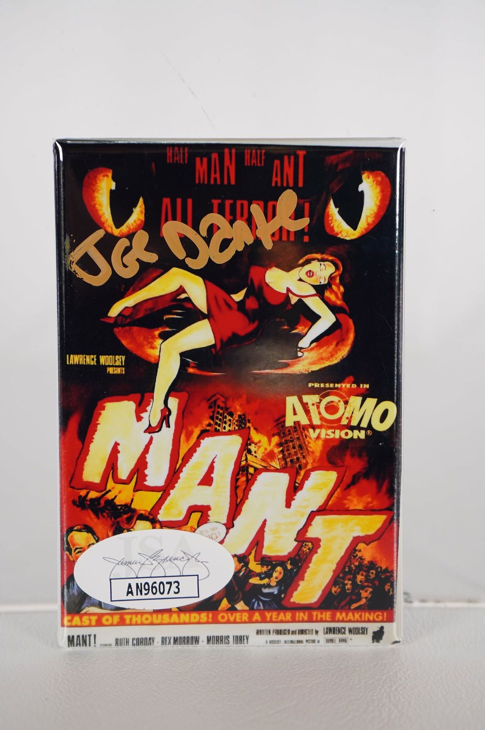 Lot 911: Joe Dante, Directed Gremlins, Matinee, Innerspace, AUTOGRAPHED Magnet, Film Director w/COA