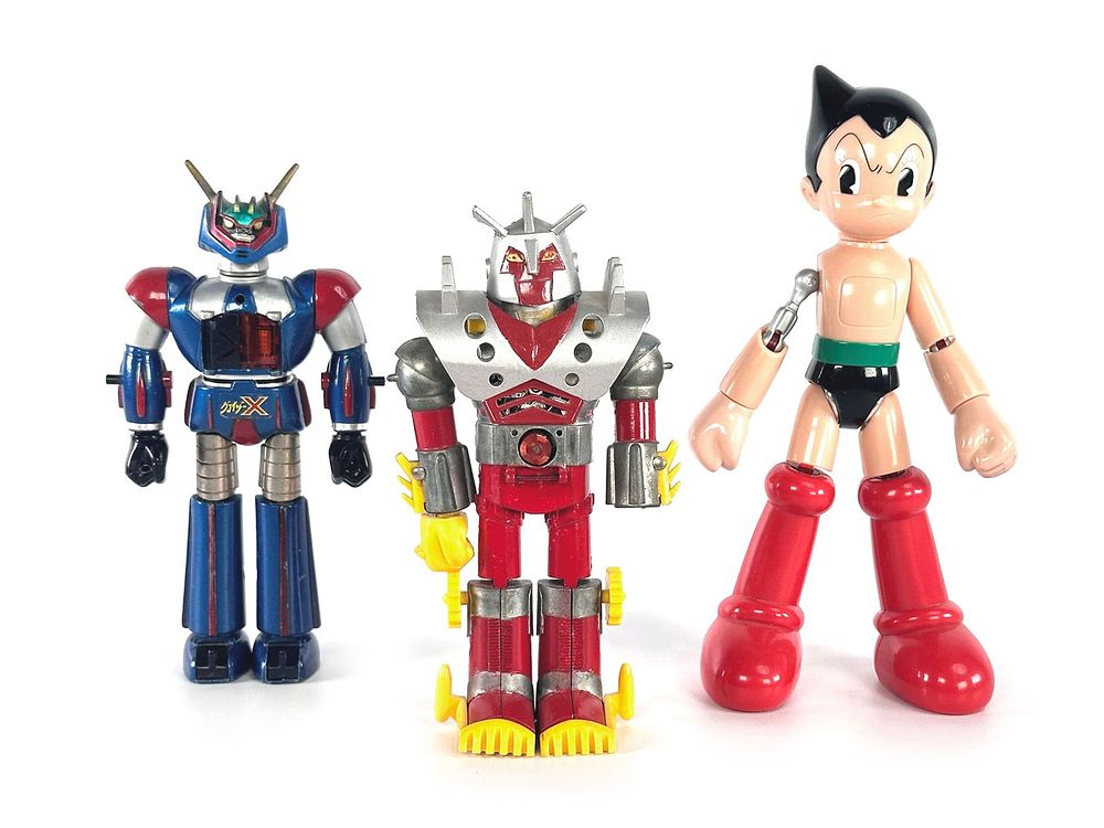 Lot 144: Diecast Robot of 3 - Daibaron, Astroboy, and Gorizer X