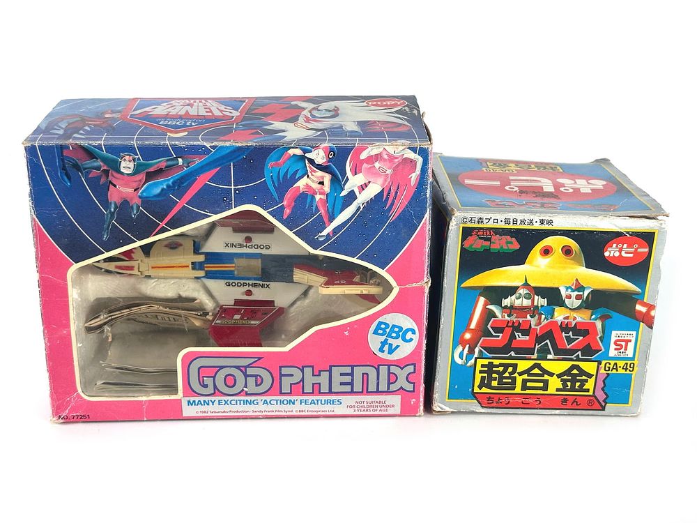 Lot 146: Battle of the Planets God Phenix and GA-49 Popy