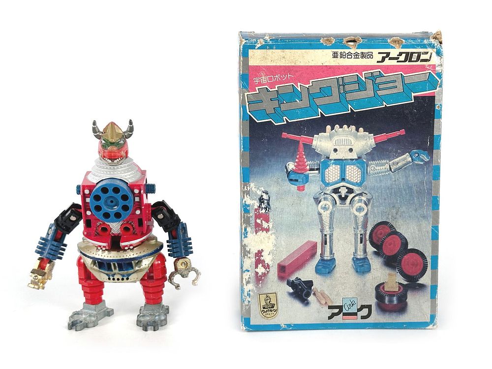 Lot 158: Ultraman Robot and Red King Diecast Set of 2