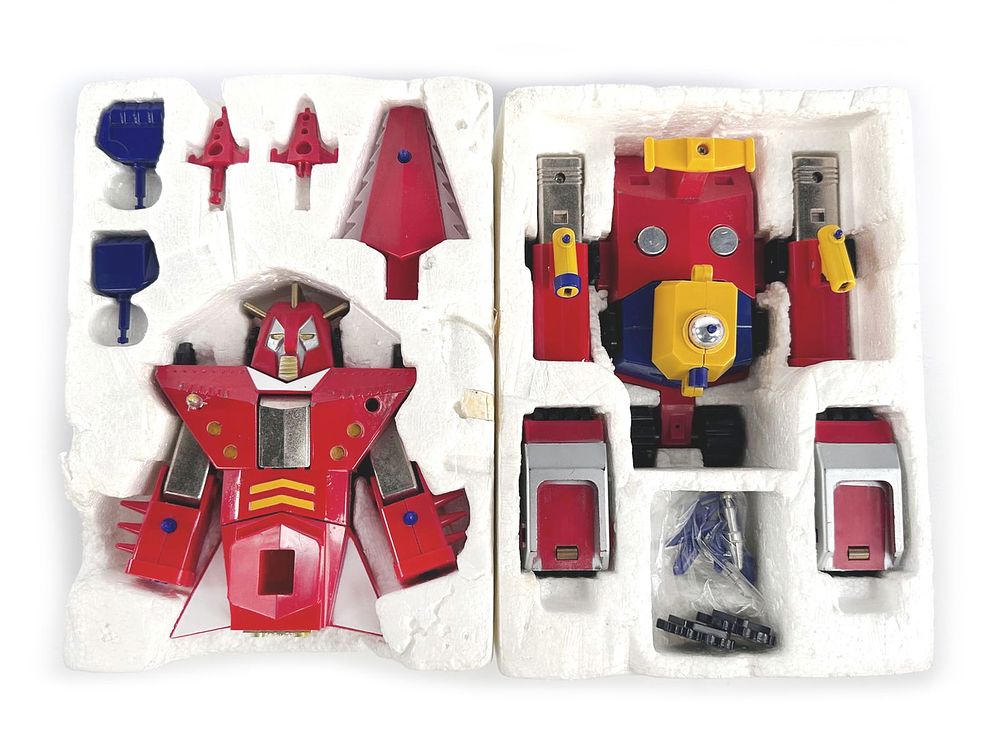 Lot 176: Bullmark Magnetic Daibaron Diecast Deluxe Robot
