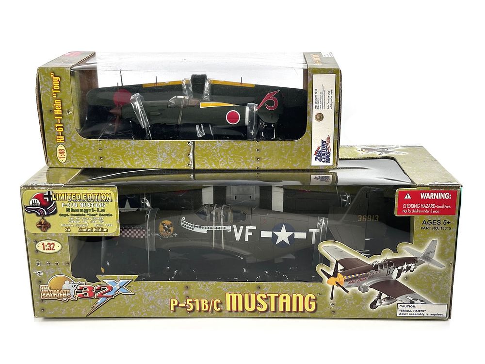 Lot 193: P-51B/C Mustang and KI-61 World War 2 Fighter Planes, Ultimate Soldier