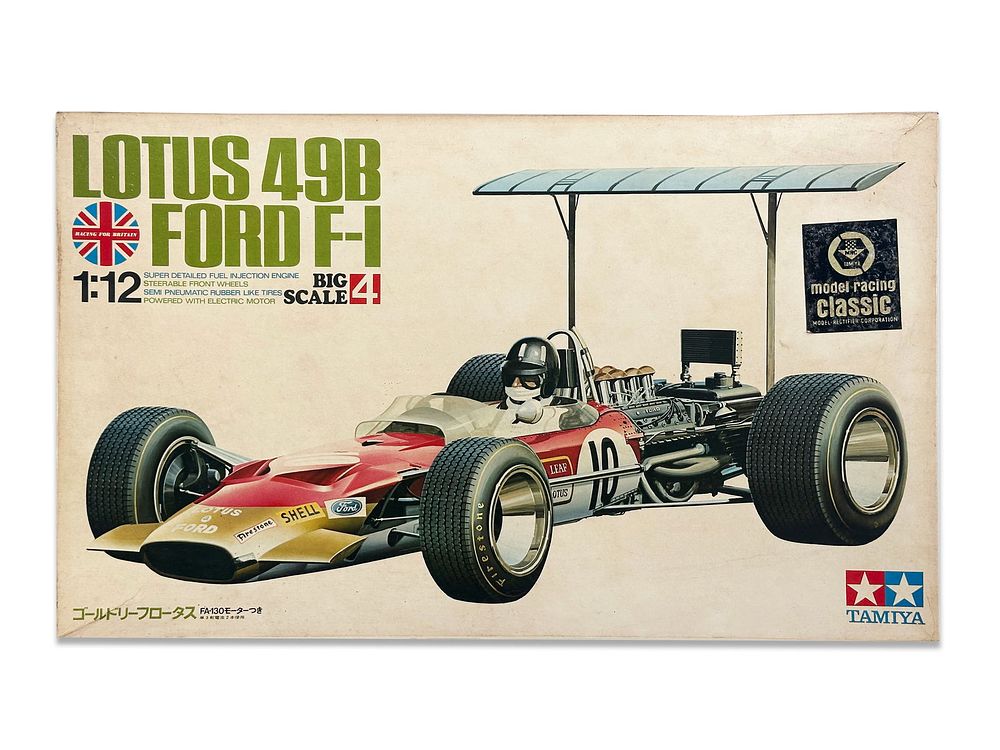 Lot 206: Tamiya 1:12 Racing Lotus Ford F1 Model Kit
