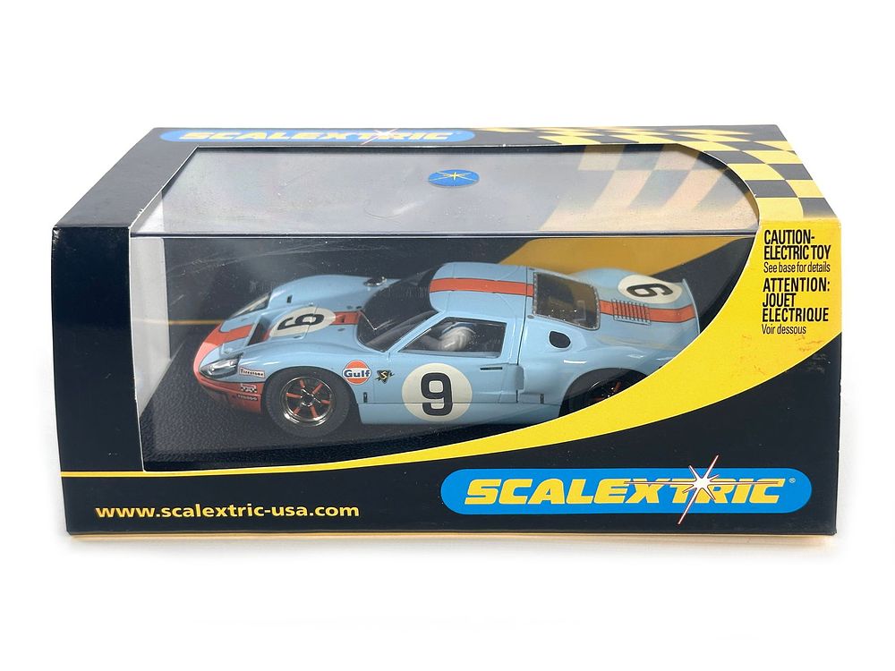 Lot 222: Scalextric Ford GT Race Car #9 Slot Car