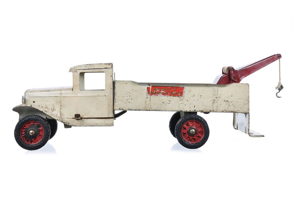 Lot 248: Buddy L Pressed Steel No. 437 Auto Wrecker Truck White