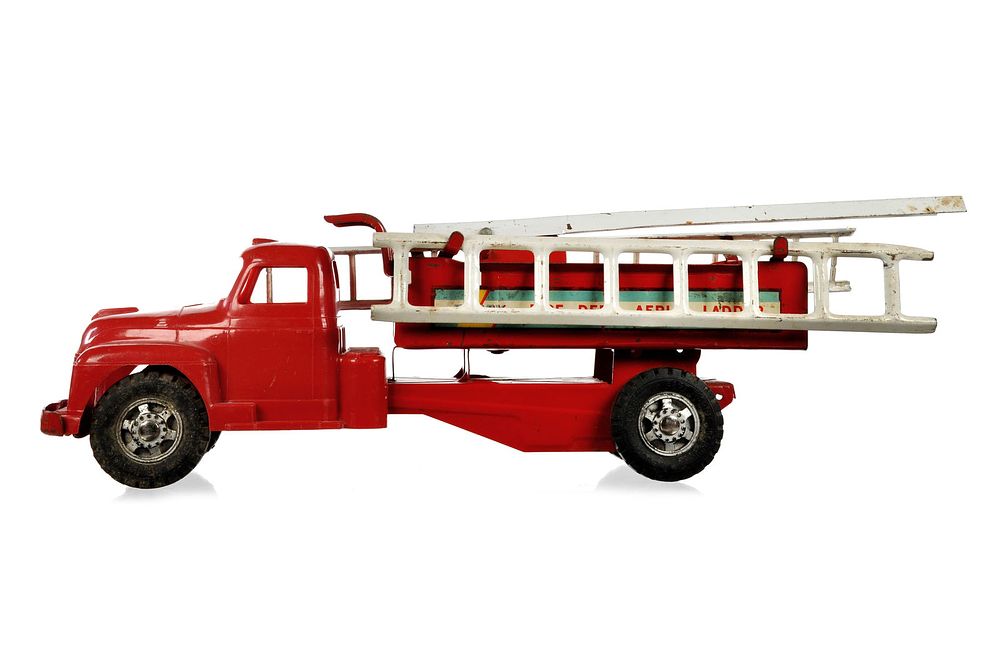 Lot 256: Buddy L Fire Department Aerial Ladder Fire Truck