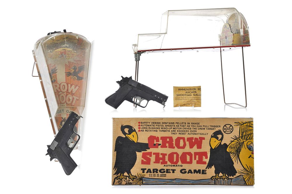 Lot 260: Marx ca. 1950s-1960s Crow Shoot Automatic Target Game Boxed