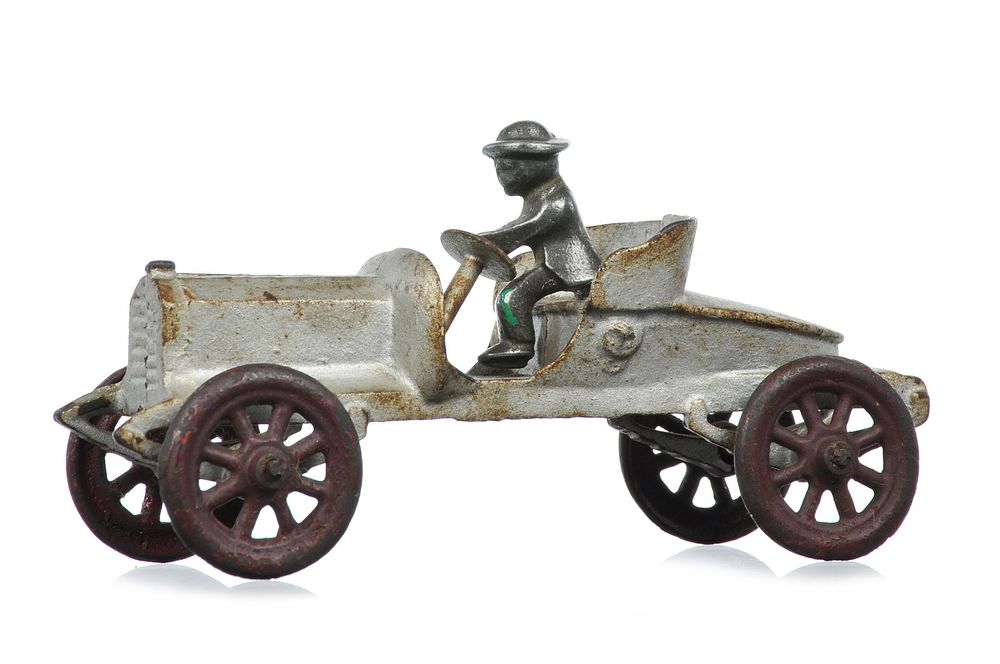 Lot 273: Shimer Cast Iron Speedster Car