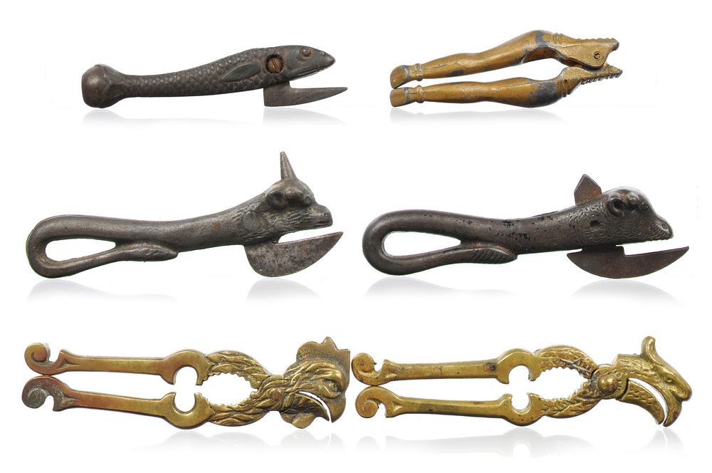 Lot 320: Lot of Antique Can Openers and Vintage Nut Crackers (5)