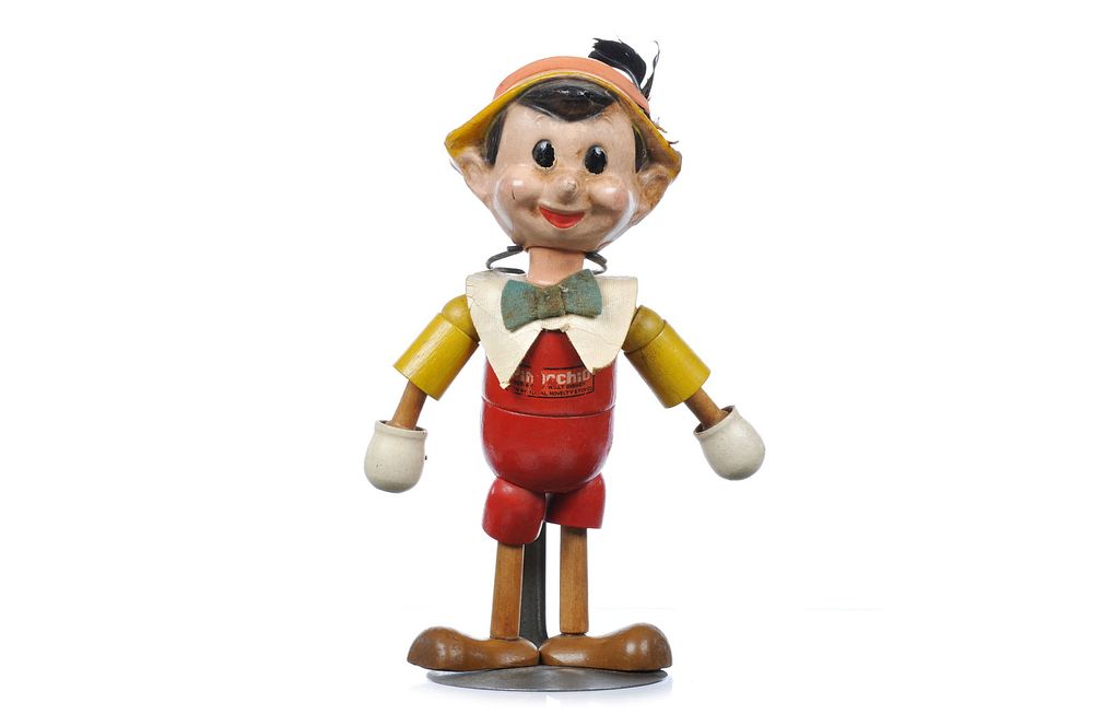 Lot 335: Ideal Walt Disney Pinocchio Wooden Jointed Doll