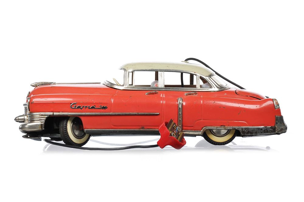 Lot 351: GAMA Tin R/C Gama 300 Cadillac 4-Dr Sedan
