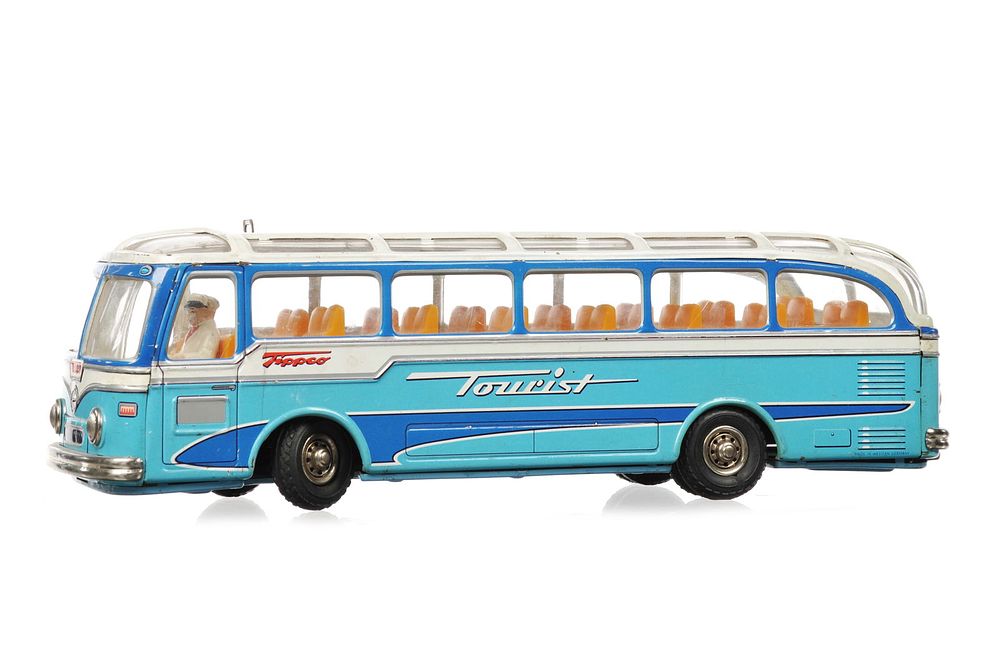 Lot 364: Tippco No. 930/2 Tin R/C Tourist Bus 13"