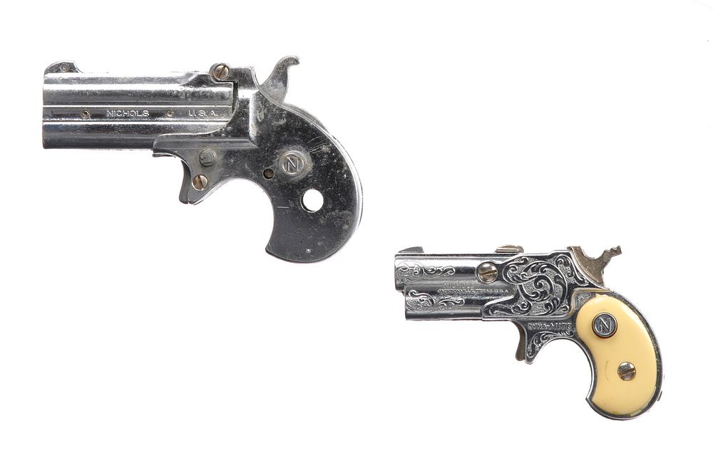 Lot 387: Nichols Derringer and Dynamite Derringer Cap Guns (2)