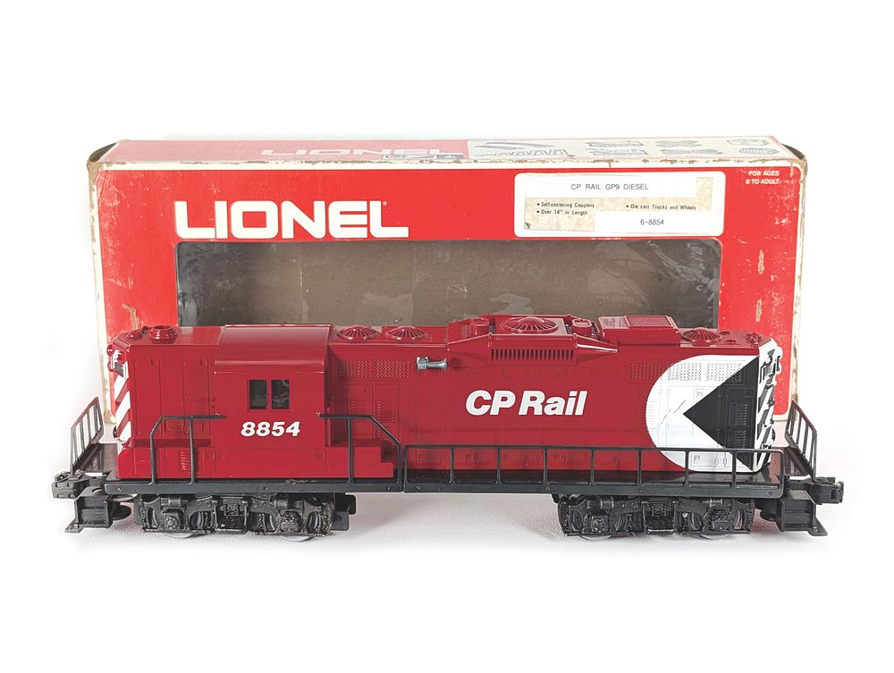Lot 416: Lionel CP Rail Diesel Engine 6-8854 Boxed