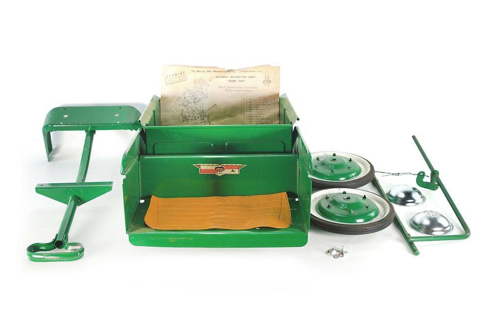 Lot 17D: 1950s Murray Dump Trac Trailer Cart for Pedal Car/Tractor MIB