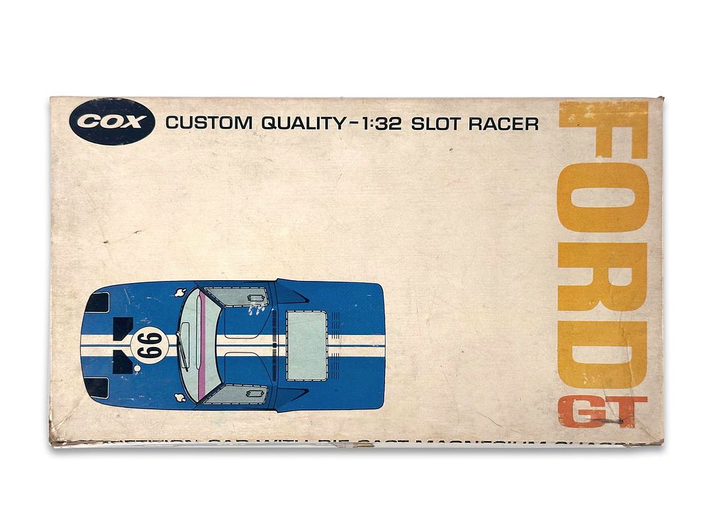 Lot 227: Cox 1/32 Slot Car Ford GT with Box