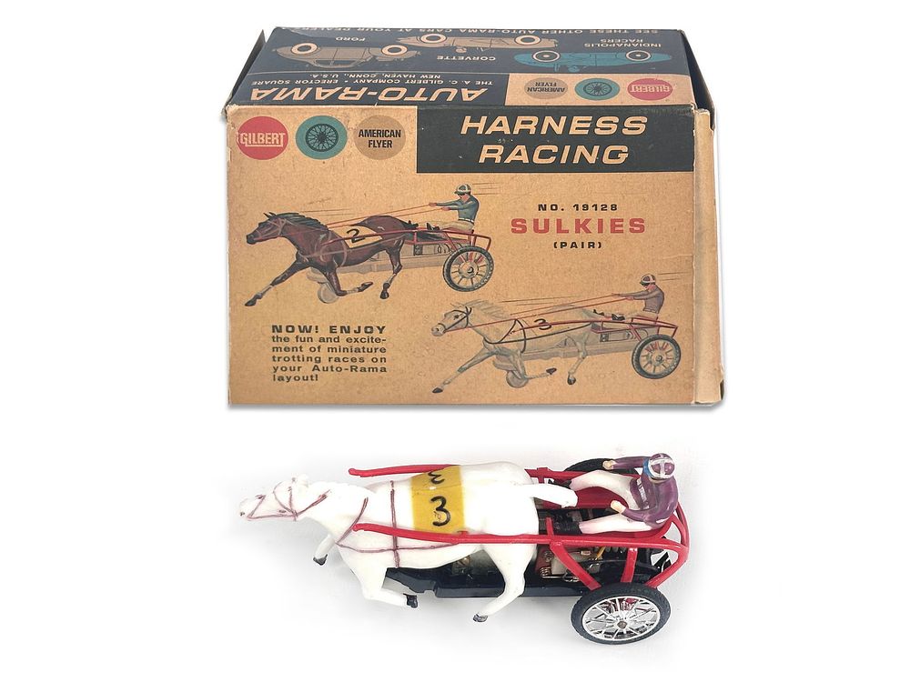Lot 235P: Gilbert Harness Racing Sulky with Box