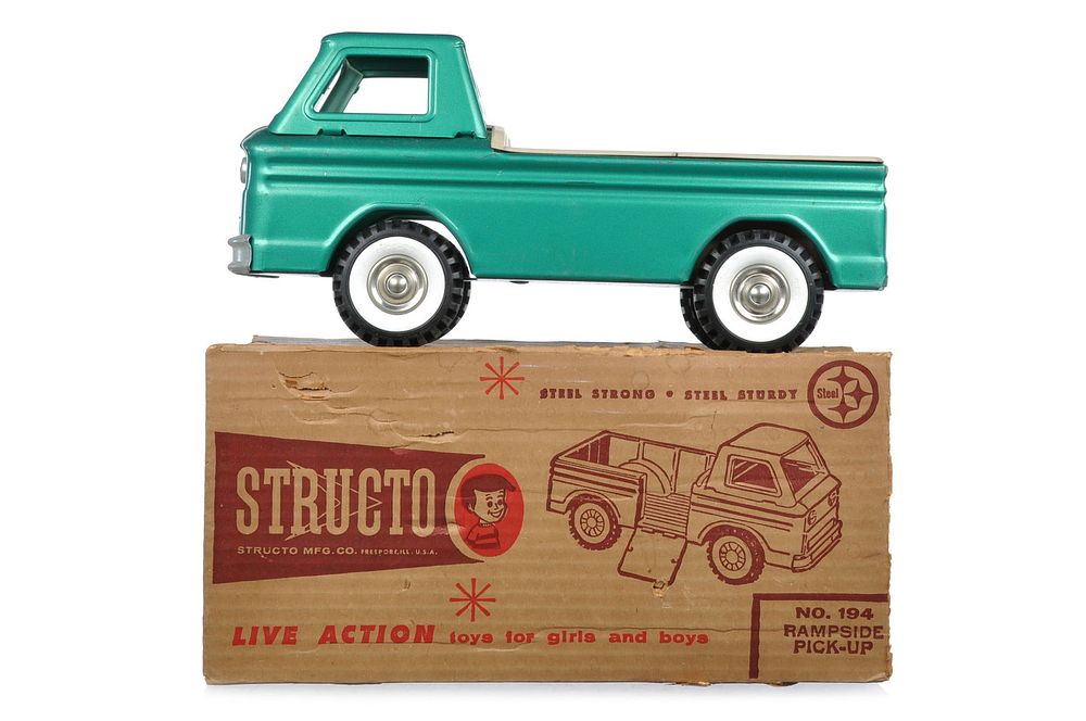 Lot 257C: 1960s Structo No. 194 Rampside Pick-Up Truck Boxed