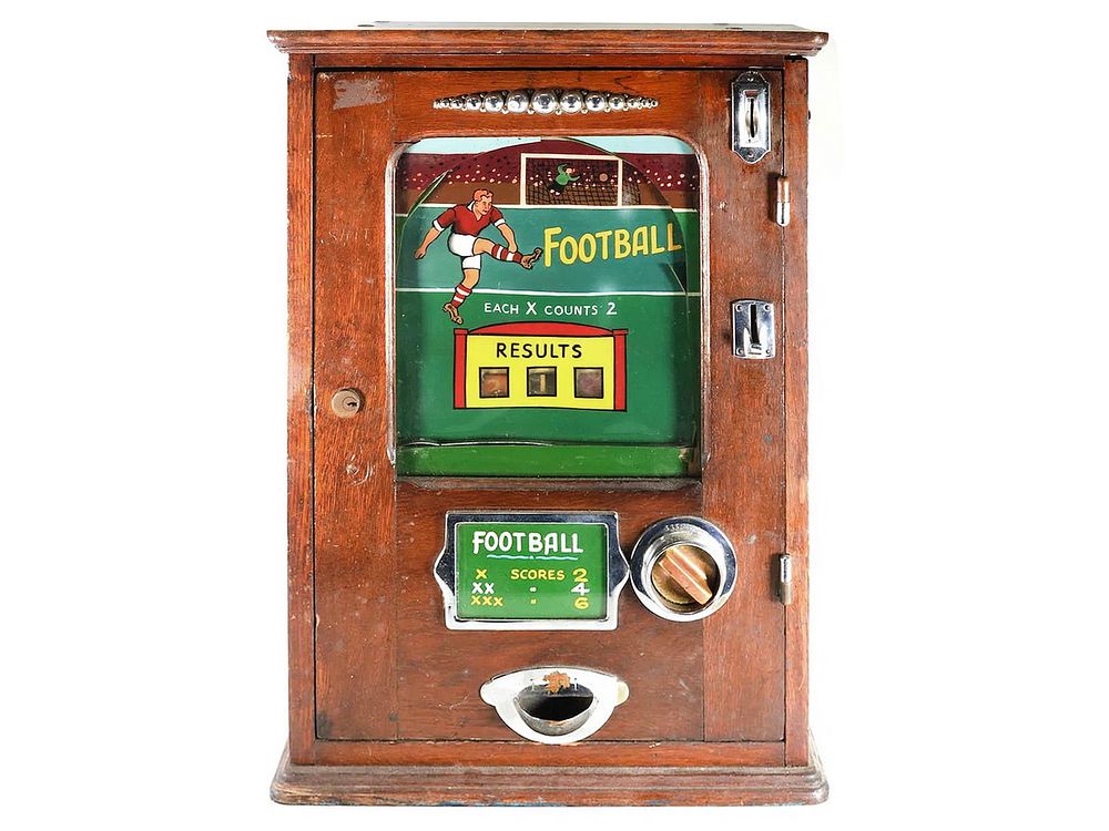 Lot 325E: Olivar Wales Football Coin-Op Skill Game