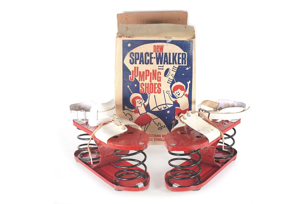 Lot 345C: 1960s Space Walker Jumping Shoes