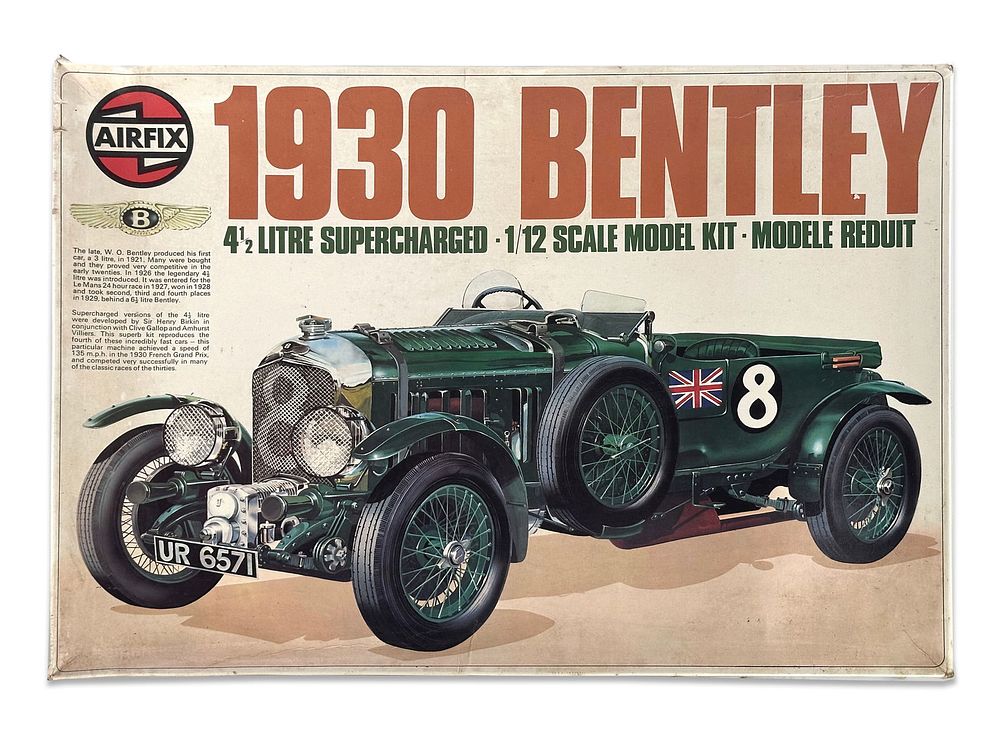 Lot 206P: Airfix 1930 Bentley Model 1/12 Scale
