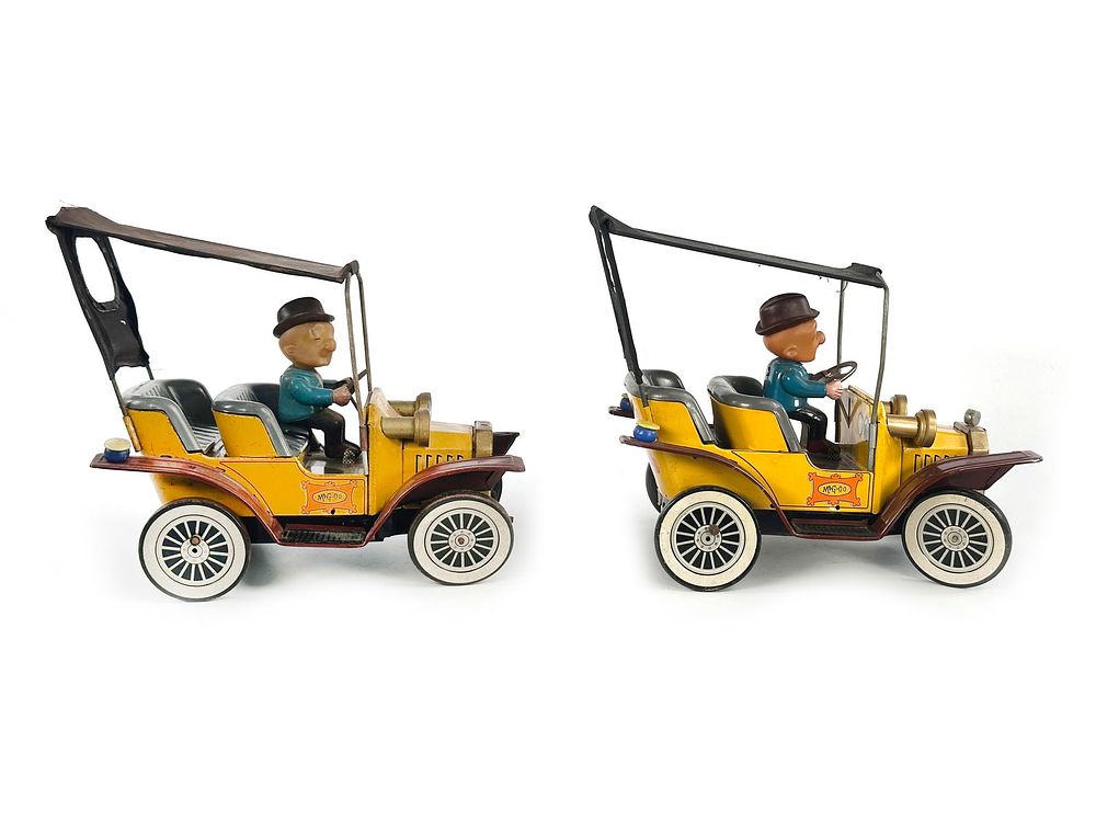 Lot 341K: Pair of Hubley Mr. Magoo Comic Character Cars