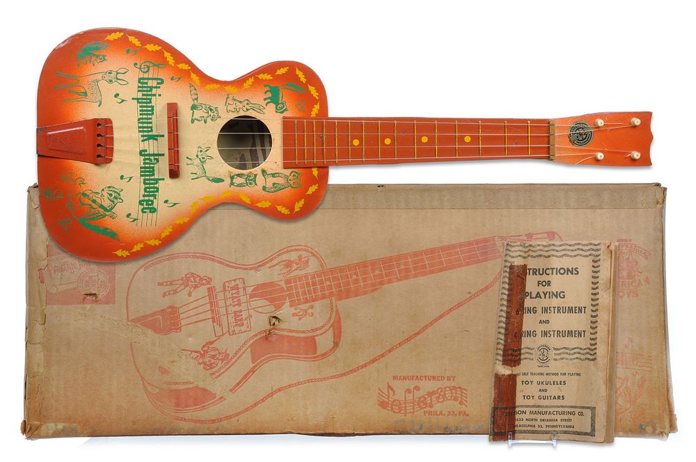 Lot 377F: Jefferson Chipmunk Jamboree Guitar with Original Box