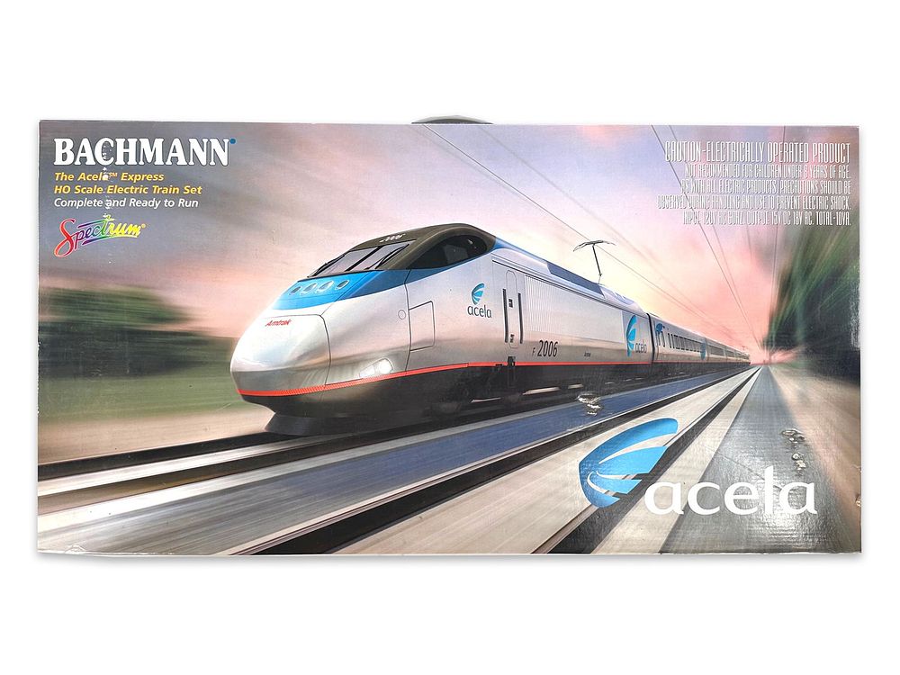 Lot 428: Bachmann HO Scale Acela Amtrack Train