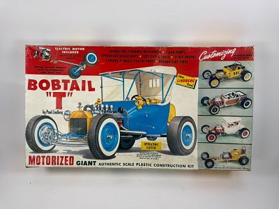 Lindberg Bobtail "T" Motorized 1/12 Scale. Lindberg - Bobtail "T" motorized 1 1/12 scale, has 