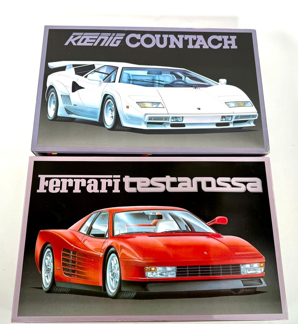 Lot 35: 2 Ferrari Testarossa, Koenig Countach
