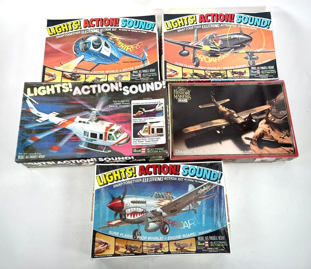 Lot 50: 5 Revell Model Plane Kits