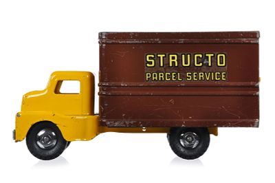 Structo Parcel Service Deliver Truck Pressed Steel. This is a Structo parcel service delivery 