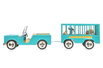 Buddy L Colt Zoo-A-Rama Set Pressed Steel. This is a pressed steel Buddy L Colt Zoo-A-Rama set. 