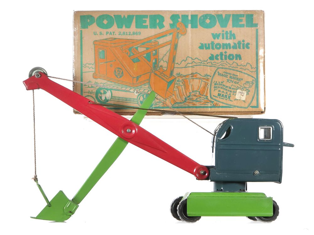 Lot 164: Marx No. 1782 Heavy Duty Power Shovel Boxed