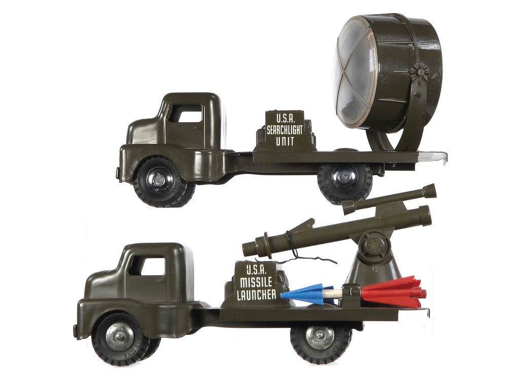 Lot 167: (2) Missile Launcher and Search Light Unit Set
