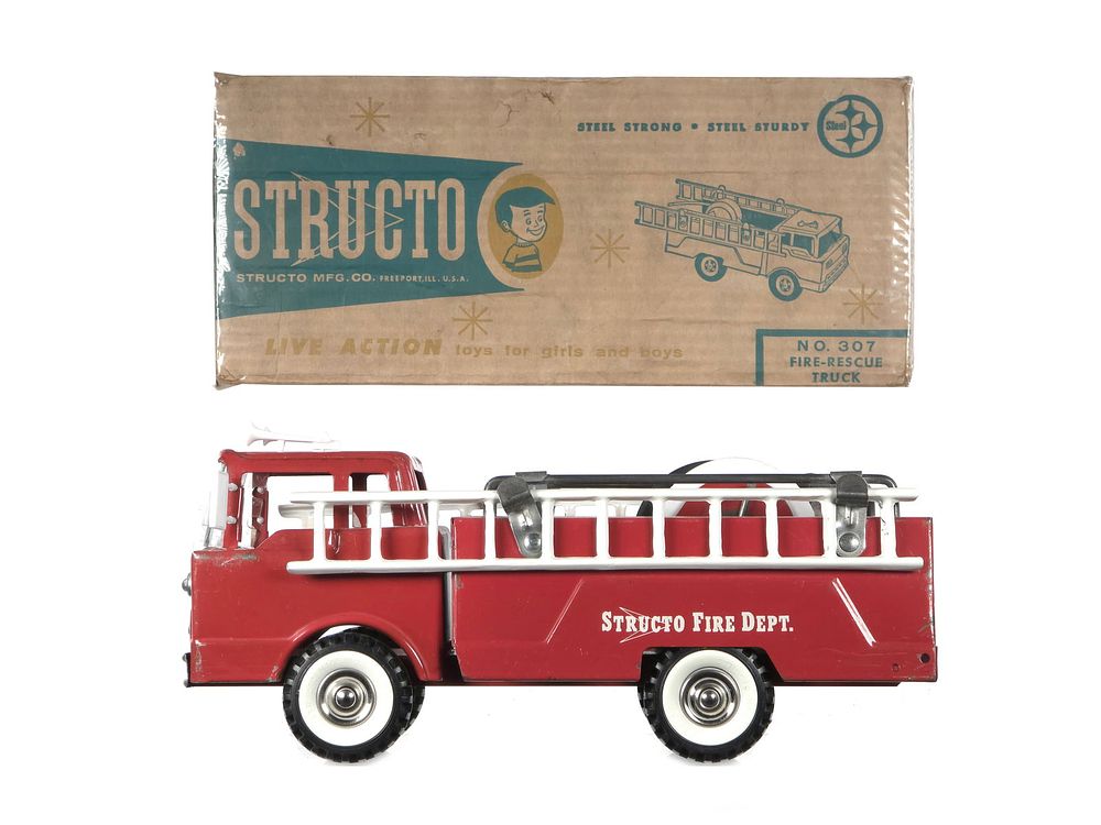 Lot 171: Structo No. 307 Fire Rescue Truck Boxed