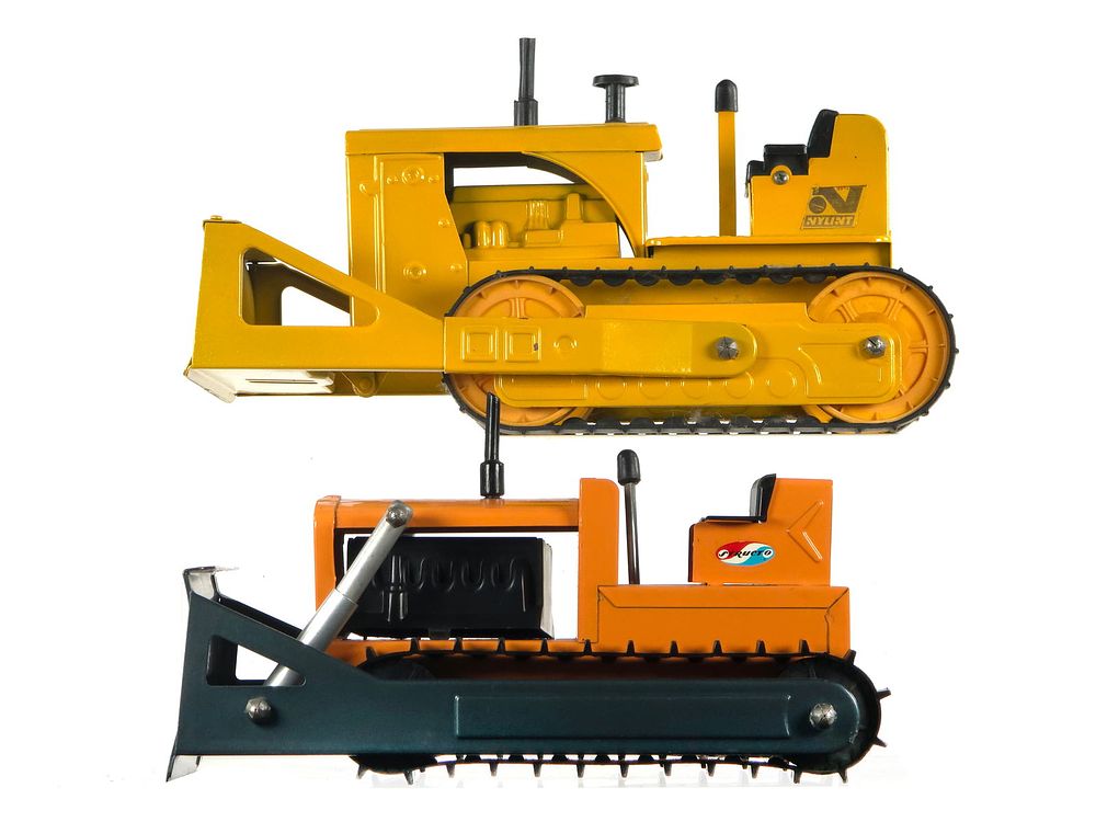 Lot 178: (2) Structo and Nylint Bulldozer Front End Loaders