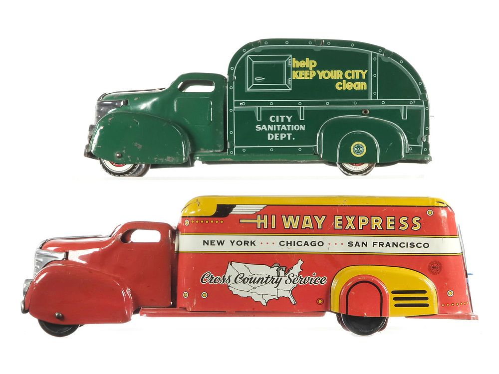 Lot 197: (2) Marx City Sanitation & Hiway Express Trucks