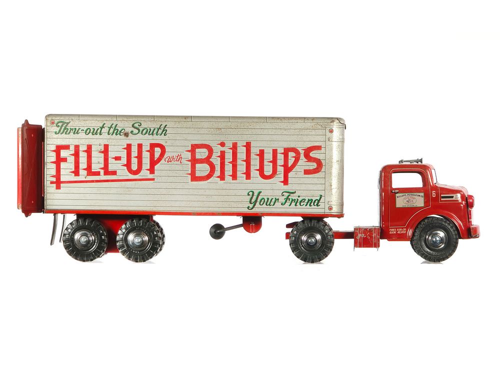 Lot 215: Marx Lumar Billups Petroleum Semi & Trailer