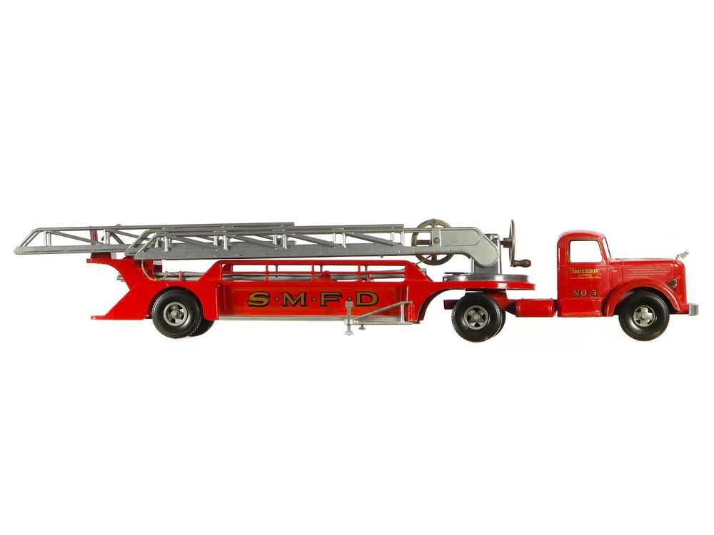 Lot 226: Smith-Miller SMFD L Mack No. 3 Aerial Ladder Fire Truck