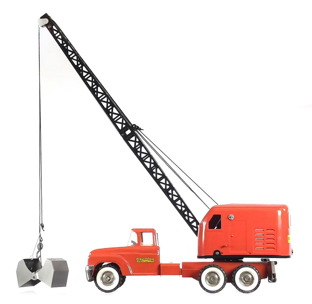 Lot 227: Structo Pressed Steel No. 700 Mobile Crane Truck