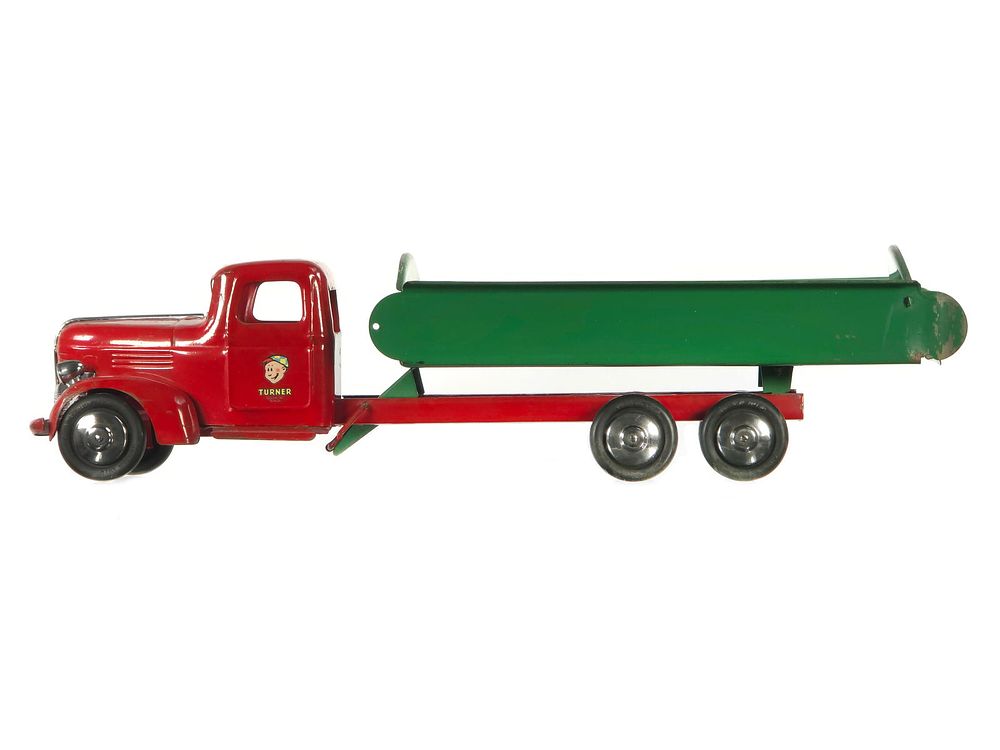 Lot 228: Turner Toys Pressed Steel Dump Truck Large
