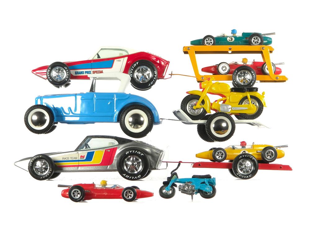 Lot 242: 12 pc. Assorted Vehicles w/Trailers Buddy L & Nylint