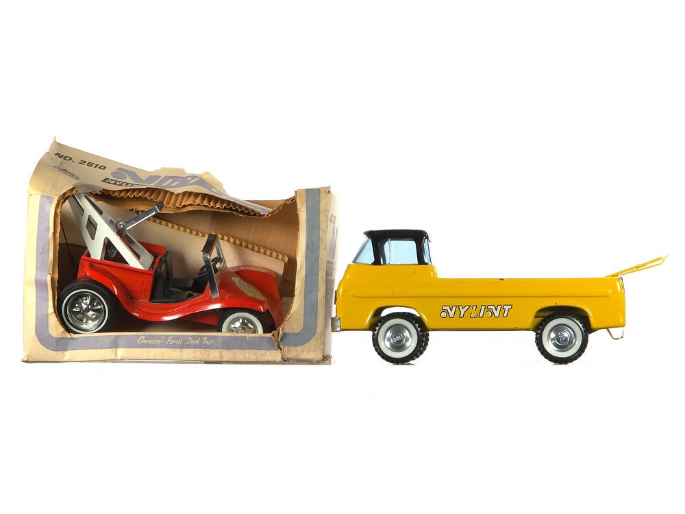 Lot 243: (2) Nylint Vehicles Li'l Tow Boxed & Pickup Truck