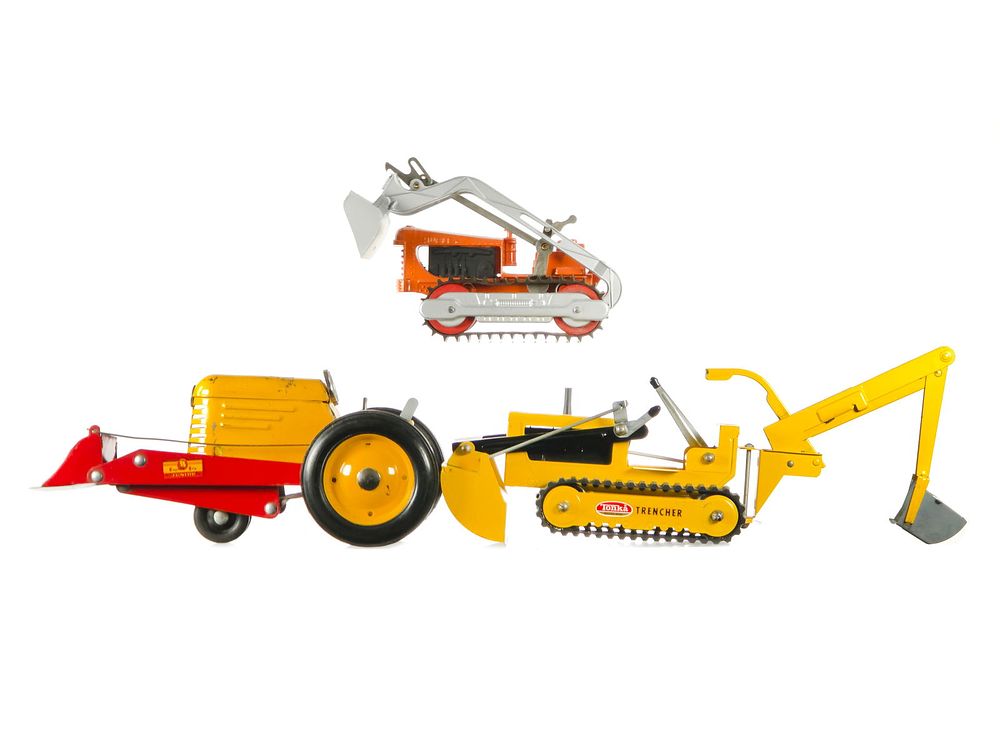 Lot 258: (3) Construction Vehicles Tonka/Hubley/Super Six