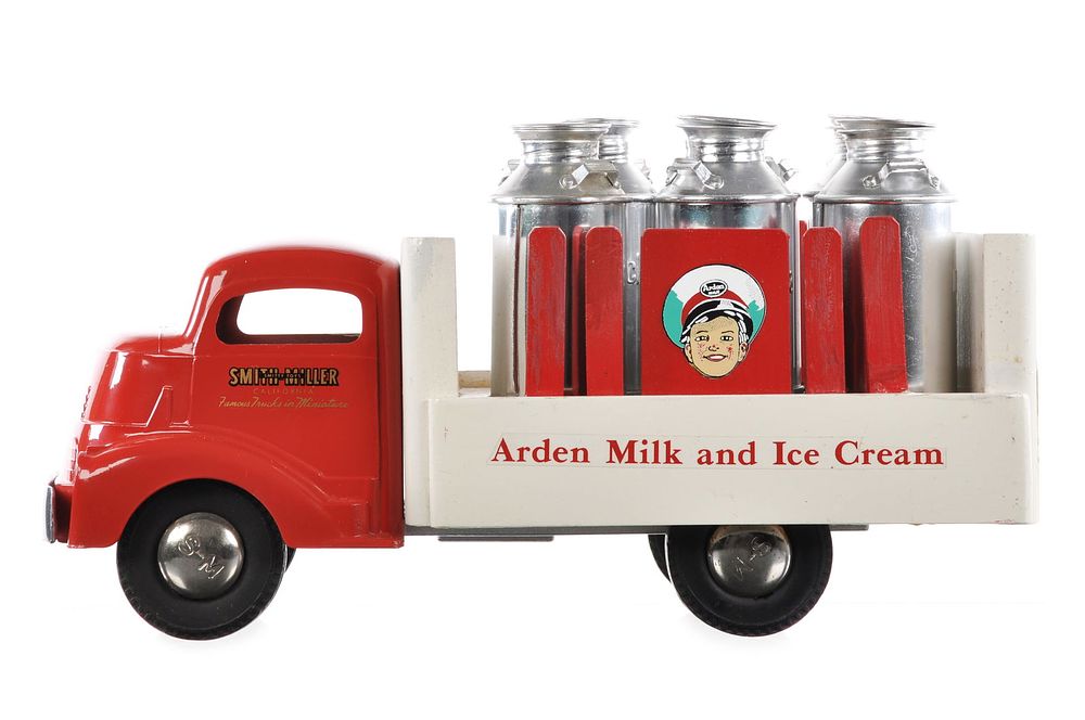 Lot 267: Smith-Miller Wood & Pressed Steel Arden Milk & Ice Cream Truck